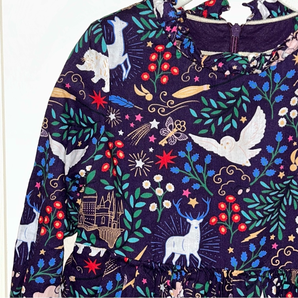 Mini Boden Harry Potter Forbidden Forest Dress 🏰 - Picture 7 of 14